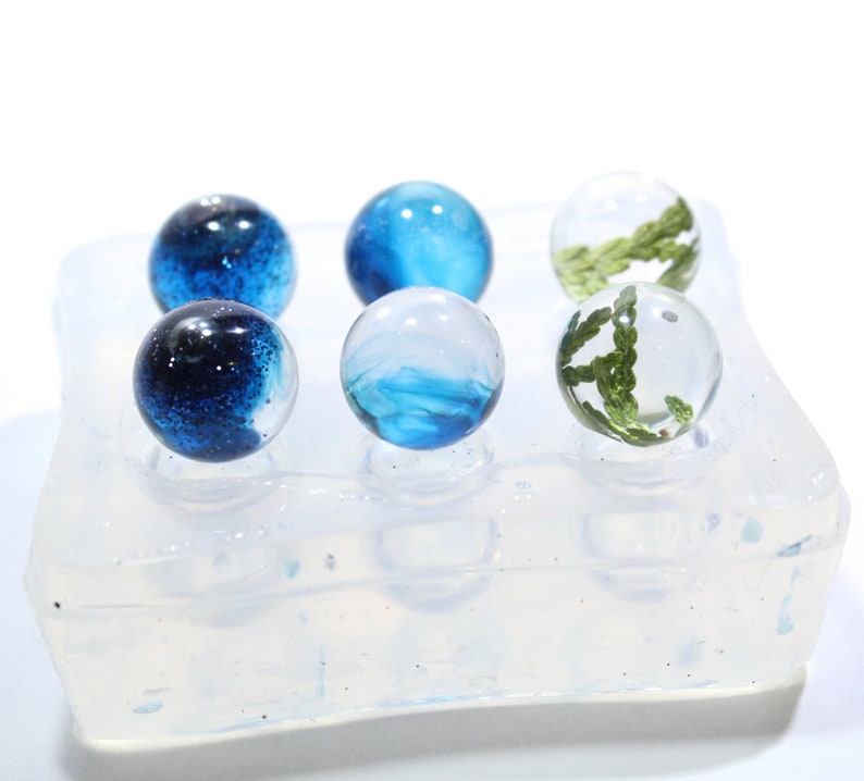 Sphere Ball Mold 6 x 16 mm Silicone Rubber Etsy