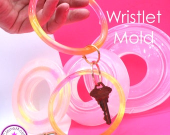 Keychain Wristlet Bracelet Silicone Rubber Mold