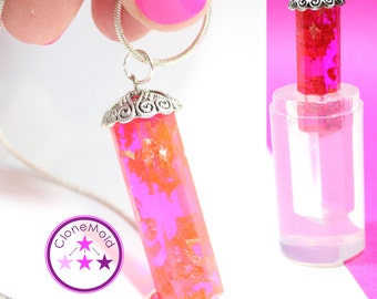 Long Crystal Pendulum Pendant Mold Silicone Rubber