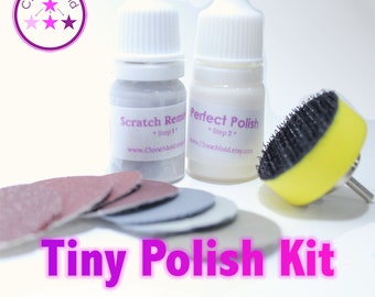 Kit de lijado con herramienta rotativa y respaldo de velcro / Accesorio de 1 pulgada / Contornos de grano 80-7000