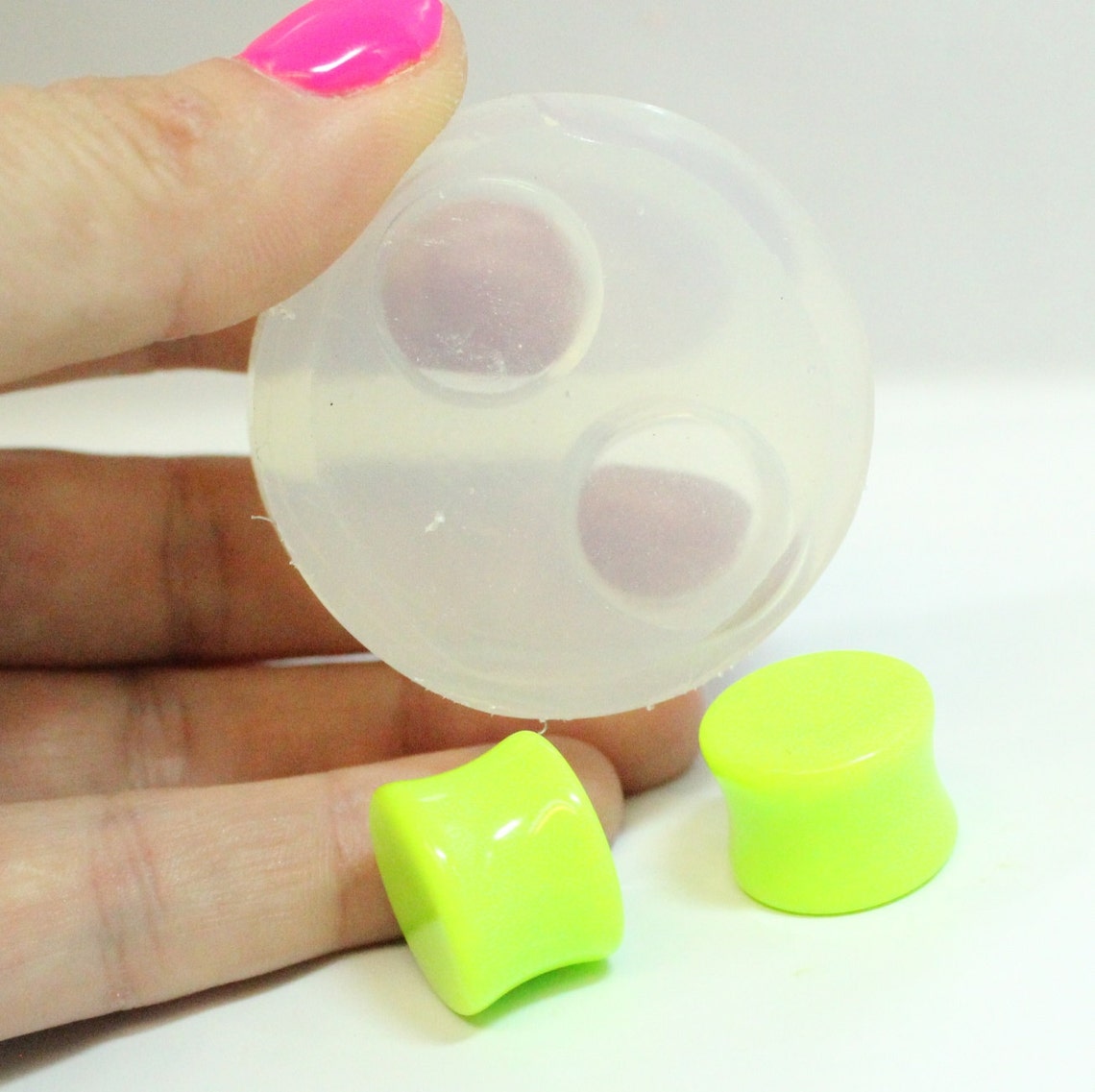 Plug Gauge Mold Ear Plug Piercing Silicone Rubber Mold 5/8th Etsy