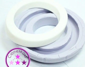 Bangle Mold Offset Oval Shaped Bracelet Silicone Rubber Mold