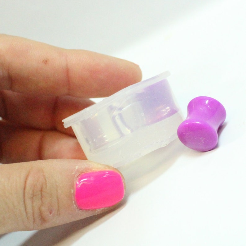 Plug Gauge Mold Ear Plug Piercing Silicone Rubber Mold 8 6 Etsy