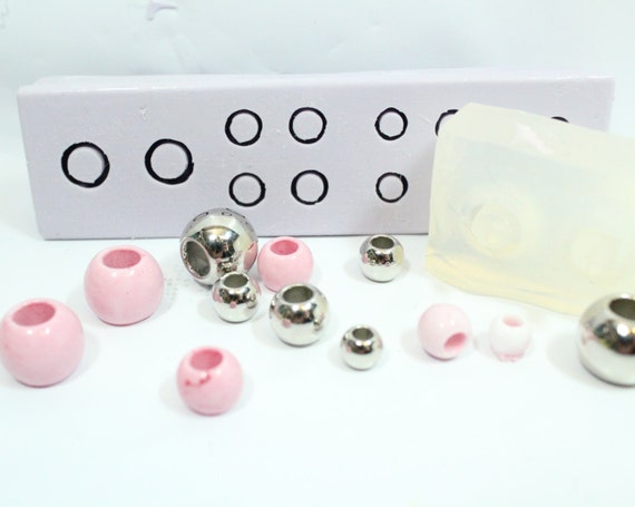12 Piece Resin Bead Jewelry Molds Kit 