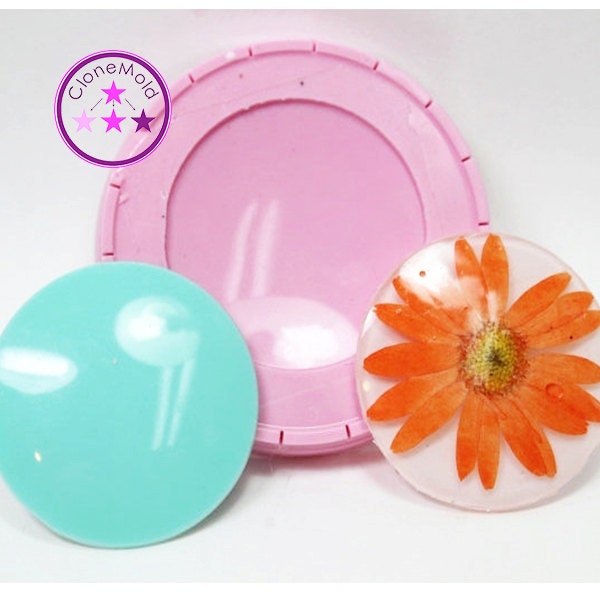 Big Disc Cabochon Silicone Rubber Mold