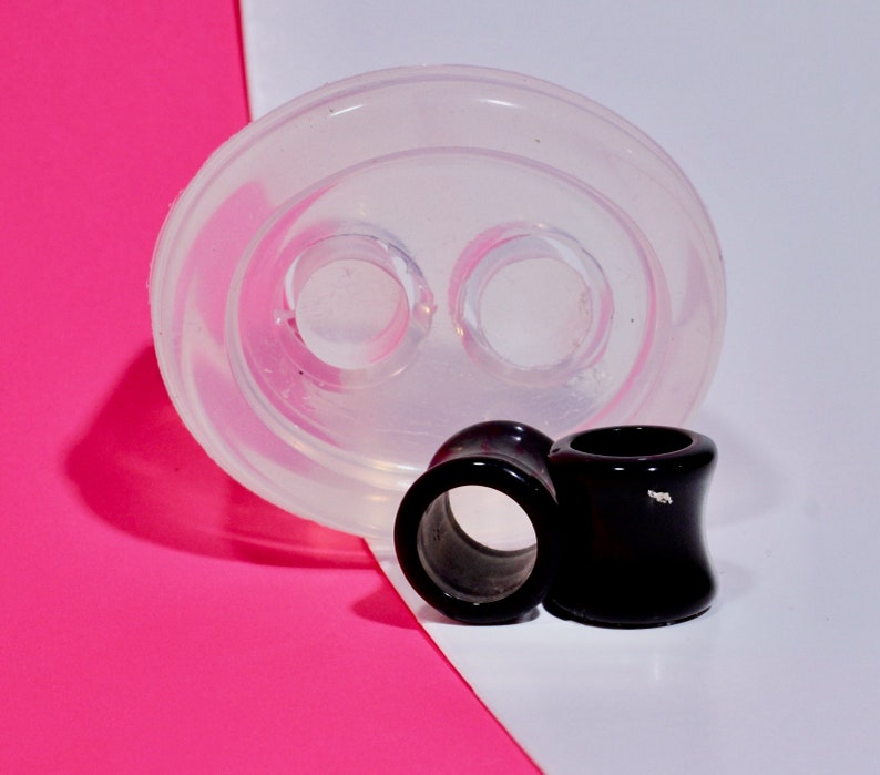 Tunnel Plug Gauge Mold Ear Piercing Silicone Rubber Mold 6 Mm Etsy