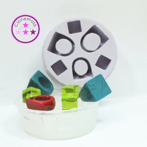 Square Ring Mold – Sizes 5-8.5, Resin Casting