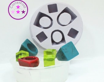 Square Ring Mold – Sizes 5-8.5, Resin Casting