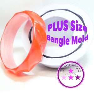 PLUS SIZE Bangle Mold Ribbon Twist Bracelet Mold