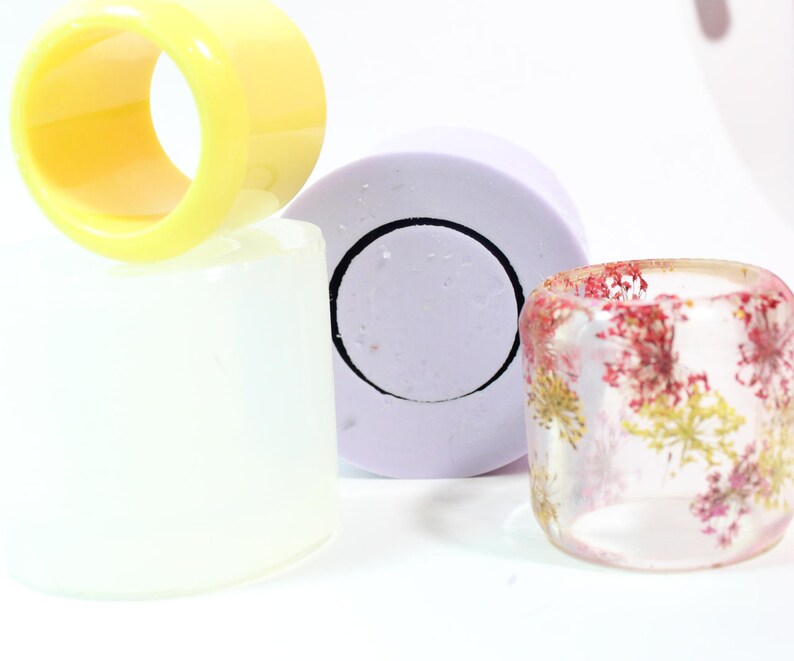 Napkin Ring Mold Beveled Round Silicone Rubber Etsy New Zealand