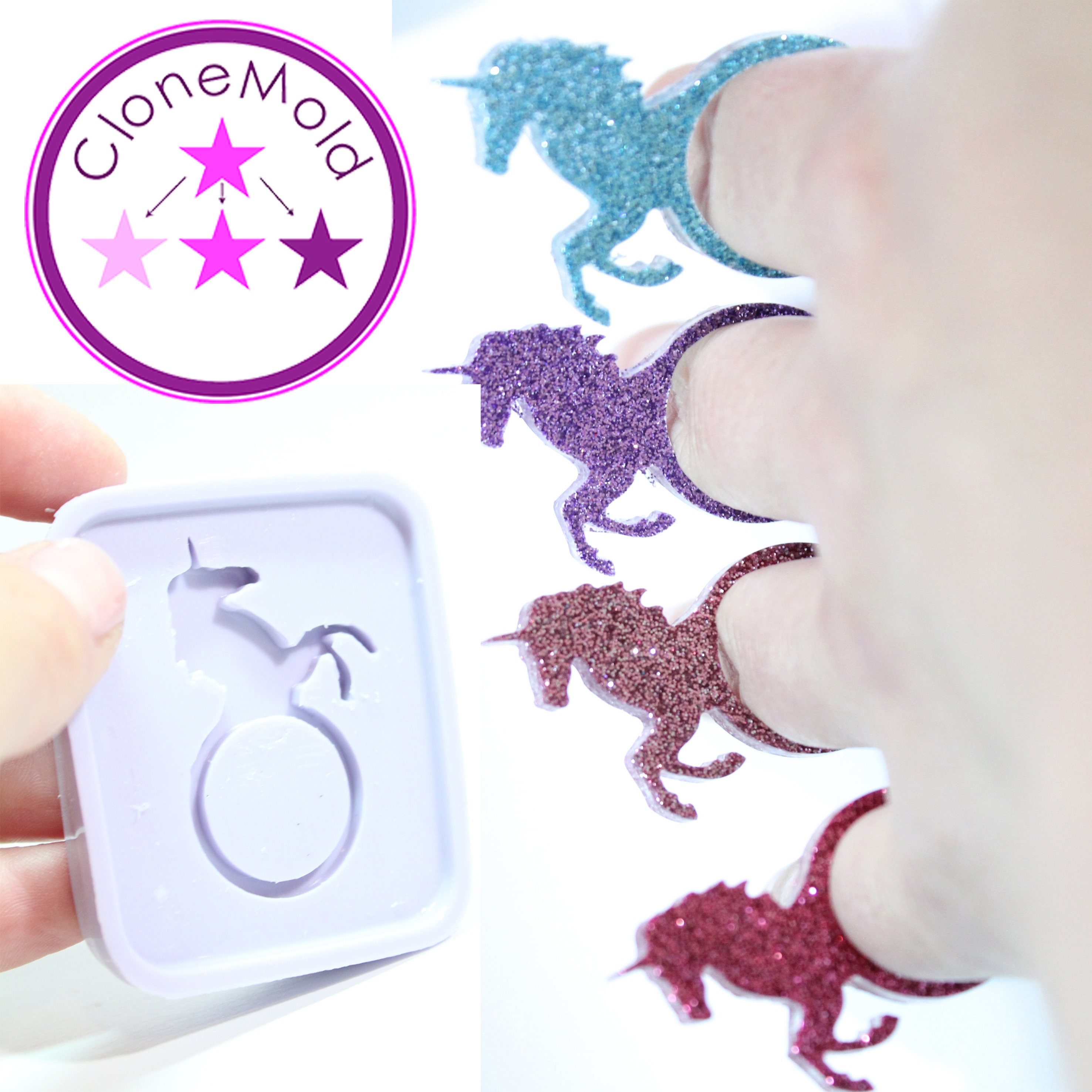 Ring Mold Unicorn Band Silicone Rubber Size 6 7 8 9 10 Etsy