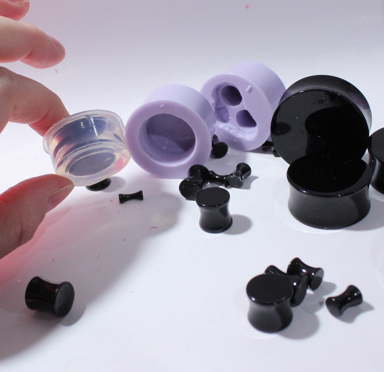 Plug Gauge Saddle Mold Ear Piercing Silicone Rubber Mold 10g Etsy