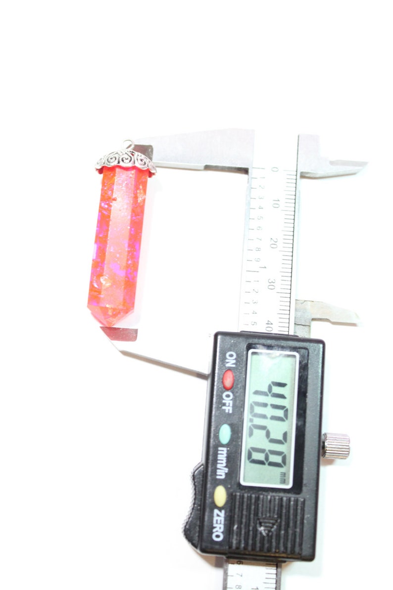 Long Crystal Pendulum Pendant Mold Silicone Rubber image 4