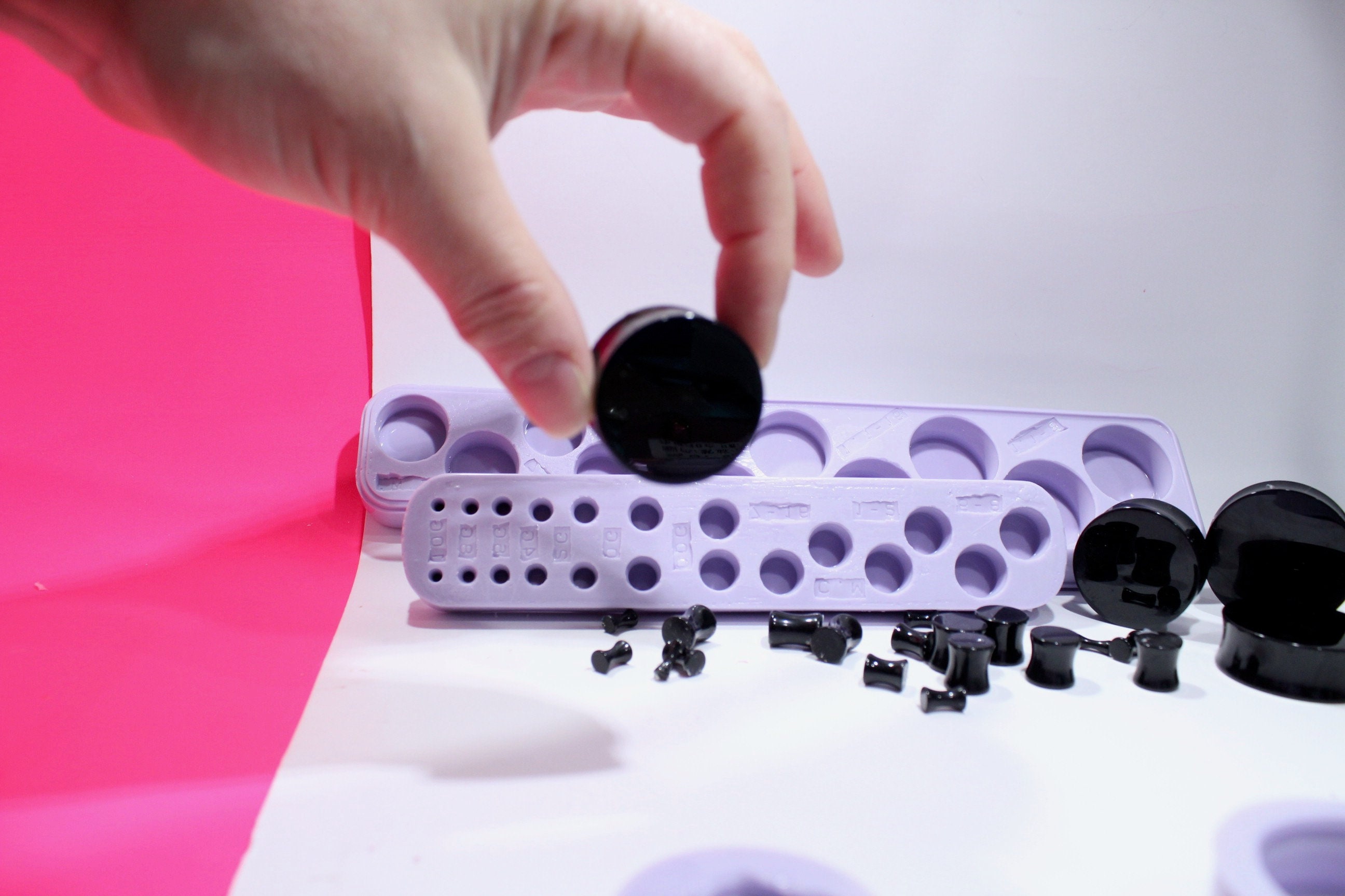 Plug Gauge Mold Multiple Tunnel Flat End Ear Plug Piercing Etsy