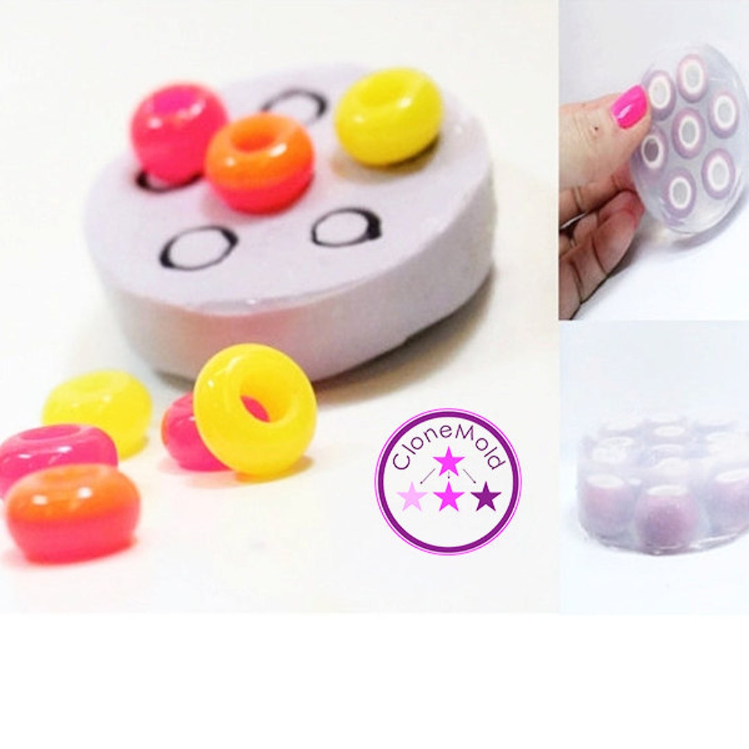 Bead Mold pandora Style, Silicone Mold, Jewelry Resin Mold, D-12mm