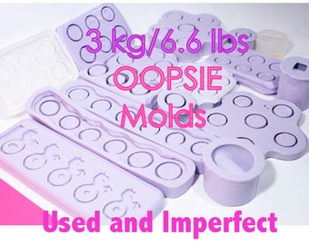 OOPSIE Used or Imperfect RING Molds; about 3 kg (6.6 lbs) Bulk Bag