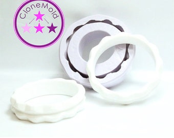 Bangle Mold Gear Shaped Bracelet Silicone Rubber Mold