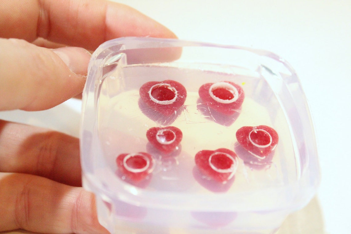 Plug Gauge Mold Heart Ear Plug Piercing Silicone Rubber Mold Etsy