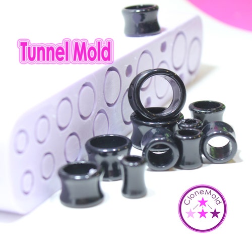 Plug Gauge Mold Multiple Ear Plug Piercing Silicone Rubber Etsy