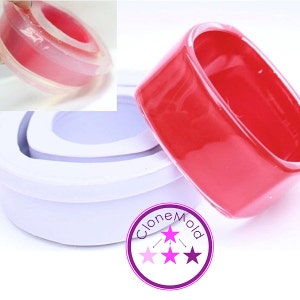 Thin Square Bracelet Silicone Mold - Bangle Mold for Jewelry Making