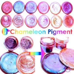 Chameleon Chrome Pearl  Glitter Changing Colour Powder Resin Pigment