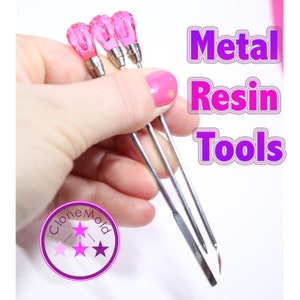 Metal Resin Art Tools, 3 Piece Set 