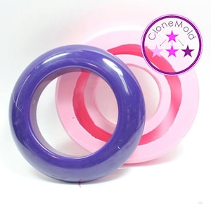 Large Circle Bangle Bracelet Silicone Mold - for DIY Jewelry Making