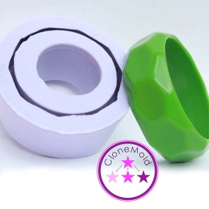 Bangle Mold HoneyComb Hexagone Bracelet Silicone Rubber Mold