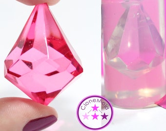 Crystal Mold Chandelier Jewel Crystal Facetted Pendant Pendulum Silicone Rubber Mold