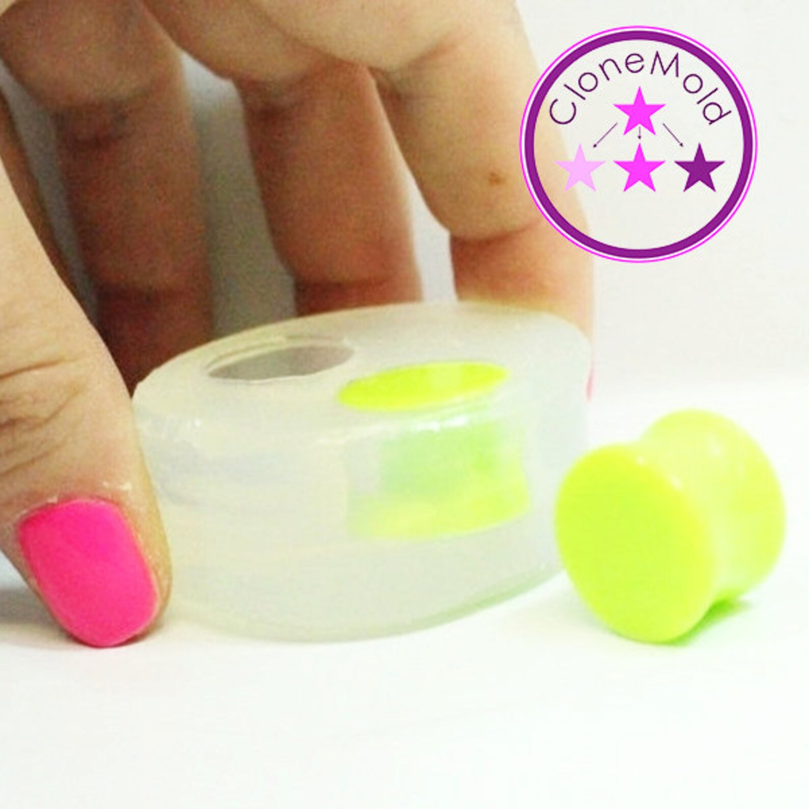 Plug Gauge Mold Ear Plug Piercing Silicone Rubber Mold 5/8th Etsy