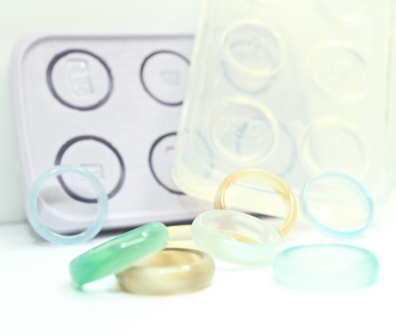 Multiple Ring Mold 6 Stackable Band Ring Mold Sizes 6.5 9 Etsy
