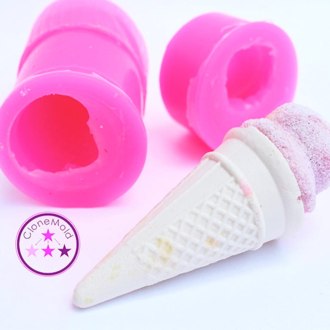 Ice Cream Cone Mold Silicone Rubber Etsy