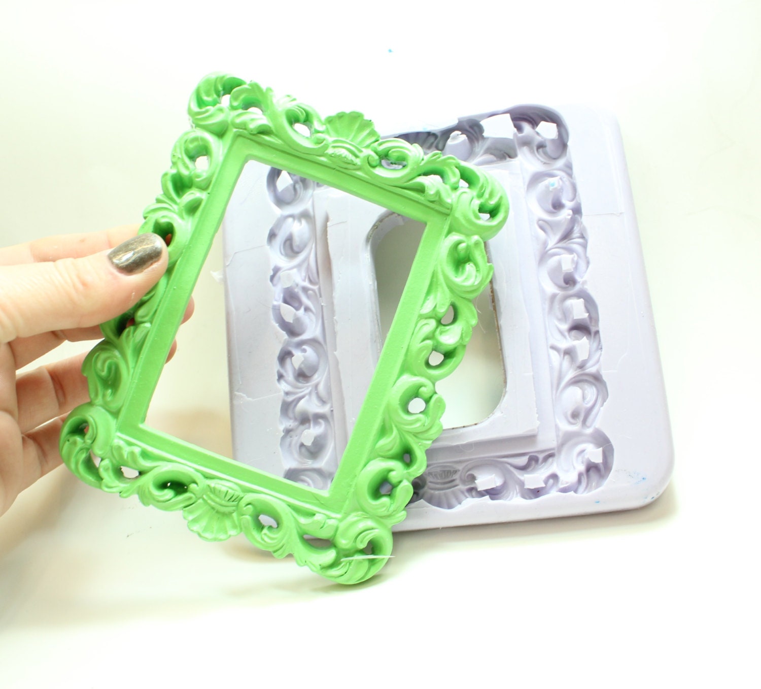Frame Mold Large Rectangle Frame Mold Silicone Rubber Etsy