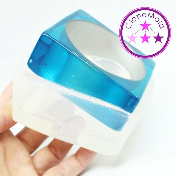 Bangle Mold Large Square Bracelet Silicone Mold