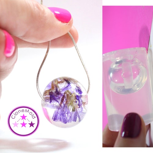 Sphere Bead Mold Large Round Ball Silicone Rubber Mold Etsy