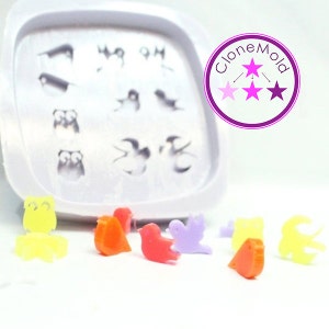 Bird Stud Mold Earring Silicone Rubber Mold