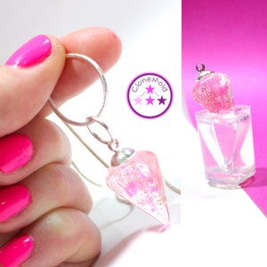 Crystal Pendant Mold Pendulum Silicone Pendant Mold