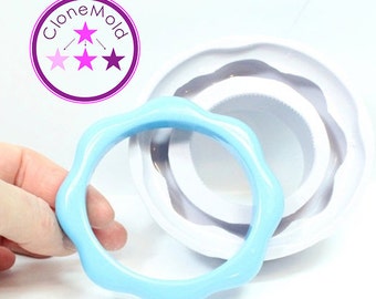 Bangle Mold Flower Shaped Bracelet Silicone Rubber Mold