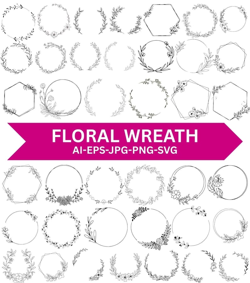 Floral Wreath SVG Bundle,Wedding Wreaths png bundle,floral wreath svg,wreath monogram eps,circle frame,Wedding Floral Frame,vector design
Floral Wreath SVG Bundle: Wedding Frames, Monogram Design (Digital Download)
Floral Wreath SVG Bundle: Wedding Circle Frame (Digital Download)
Floral Wreath SVG Bundle,Wreaths png bundle,Wedding Circle Frame,wreath monogram eps,vector design,Wedding Circle Frames,Digital Instant file
Floral Flowers Svg & Png Bundle, 60 Florals Svg Bundle, Svg Clip Art,svg,eps