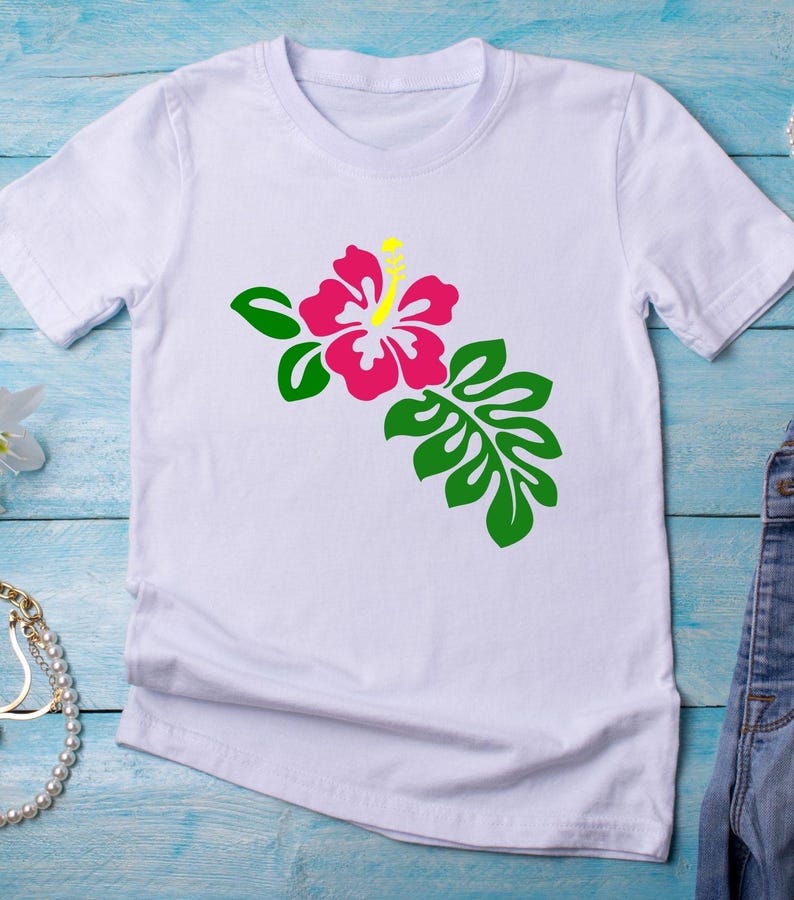 Hibiscus Flower SVG Bundle: Tropical Floral Designs (digital File) - Etsy