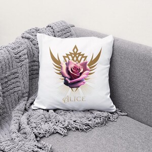 I Love Customizable Spun Polyester Square Pillow | Personalized Home Decor Cushion, Throw Pillow Gift, Soft Accent Pillow