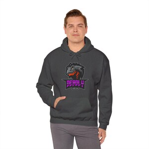 Deadly Dragon Unisex Heavy Blend™ Hooded Sweatshirt – Cozy, Stylish Hooded Pullover for Men & Women