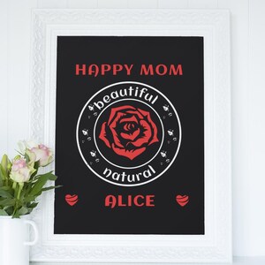 Matte Canvas - Stretched Mother&#39;s Day Gift, Beautiful Wall Art Decor, Customizable Prints & Unique Keepsake for Mom