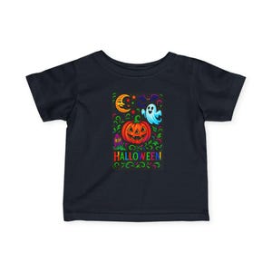 Infant Halloween Fine Jersey Tee Cute Baby Gift & Toddler Costume Top Perfect Halloween Accessory