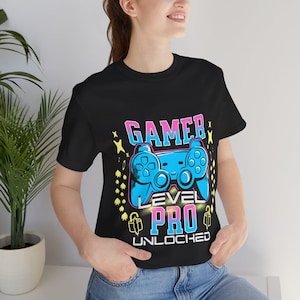 Gamer Pro Unisex Jersey Short Sleeve Tee - Perfect for Gaming And Casual Wear, Comfortable & Stylish