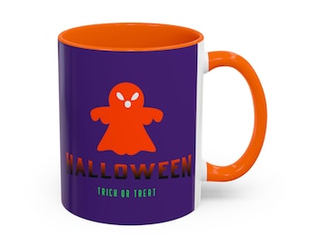 Halloween-Geist-Kaffeetasse - Gruselige Akzent-Tasse, Herbst-Trinkgefäß