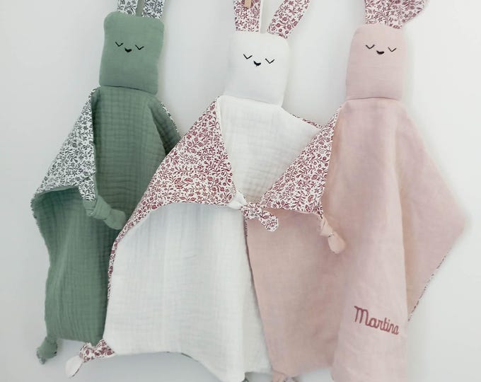 Muslin and cotton Dou-Dou with double-pattern flowers