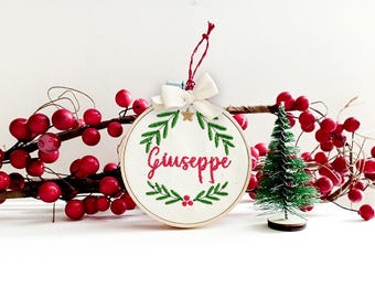 Personalized Christmas bauble, Christmas tree decoration, personalized Christmas gift