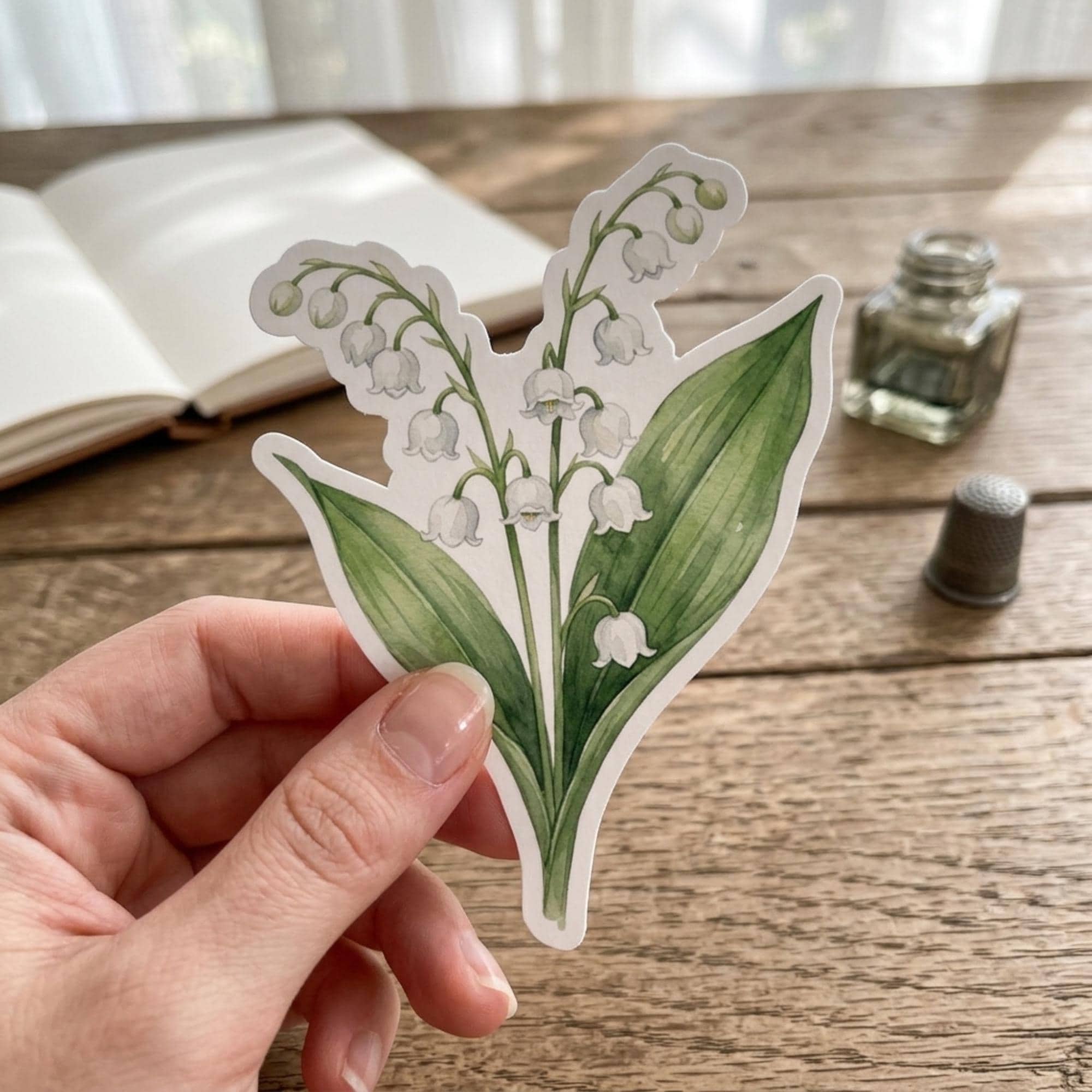 Lily of the Valley Sticker - Etsy