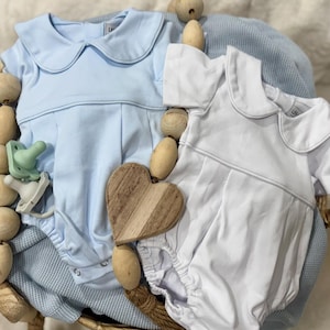 Baby boy short sleeve cotton bubble